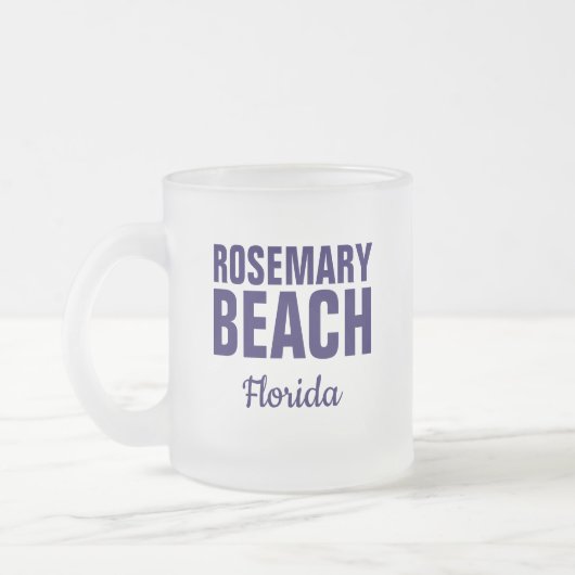 Rosemary Beach Florida Coffee Mug フロストグラスマグカップ (左)