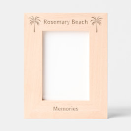 Rosemary Beach Florida Laser Engraved frame レーザー彫刻フレーム