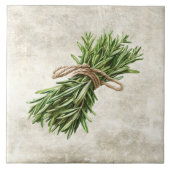 Rosemary Rustic Herbs Spices Faux タイル (正面)