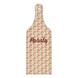 Rosen Muster rosa pink カッティングボード