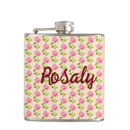 Rosen Muster rosa pink フラスク