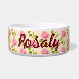 Rosen Muster rosa pink ボウル