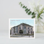 Rosenberg Library, Galveston, TX 1907ヴィンテージ ポストカード (スタンド正面)