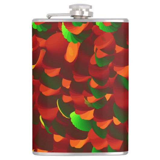  Rosenblätter abstrakt フラスク (正面)