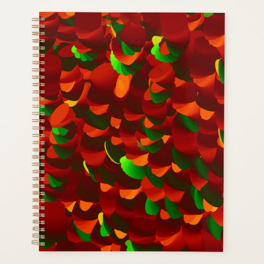  Rosenblätter abstrakt プランナー手帳 (正面)