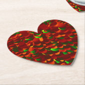  Rosenblätter abstrakt ペーパーコースター (アングル)