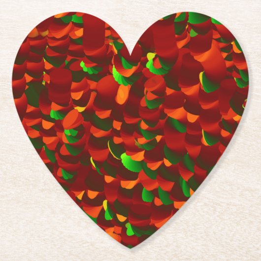  Rosenblätter abstrakt ペーパーコースター (正面)