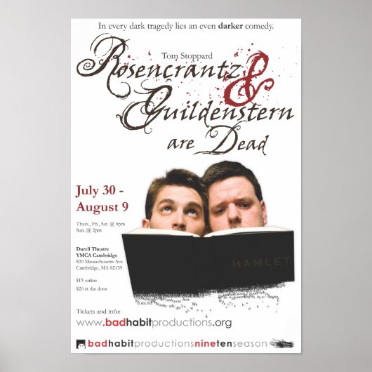 Rosencrantz & Guildensternポスター ポスター (正面)