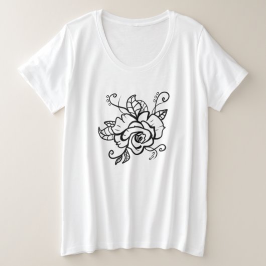 Rosenshirt プラスサイズTシャツ (デザイン正面)
