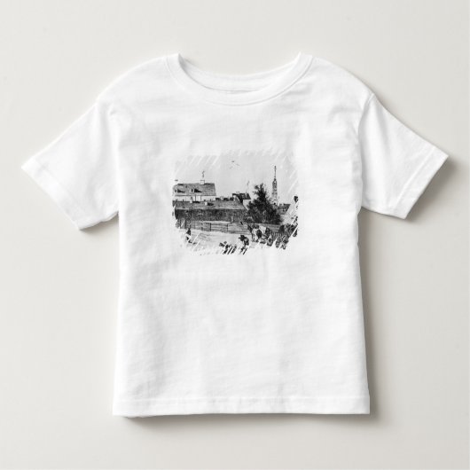 Rosenthalerのゲートで蓄えること トドラーTシャツ (正面)