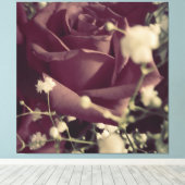 Roses キャンバスプリント (インサイチュ (ウッドフロア))