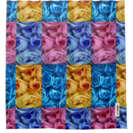 Roses シャワーカーテン