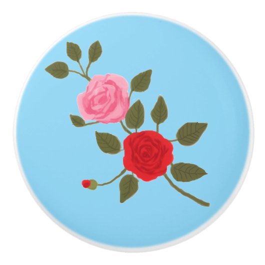 Roses セラミックノブ (正面)