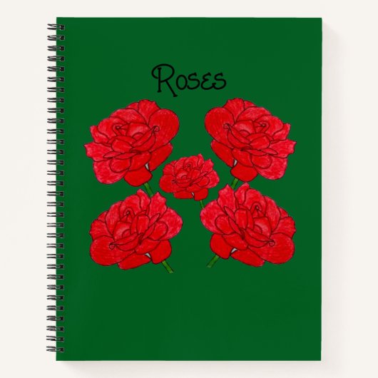  Roses  ノートブック (正面)