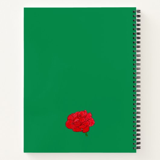  Roses  ノートブック (裏面)