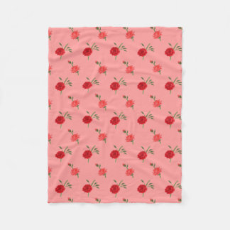 Roses フリースブランケット