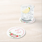 Roses ラウンドペーパーコースター (インサイチュ)