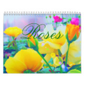 Roses 2018 Custom Calendar カレンダー (カバー)