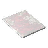 Roses and Baby's Breath Notepads ノートパッド (アングル)