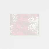 Roses and Baby's Breath Post-It notes ポストイット (正面)