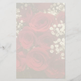 Roses and Baby's Breath Stationery 便箋