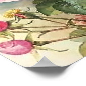 Roses and Bumblebees Paul de Longpre Fine Art ポスター (角)