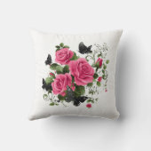 Roses and Butterflies クッション (裏面)