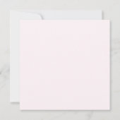 Roses and Shades of Pink Save The Date Card セーブザデート (裏面)