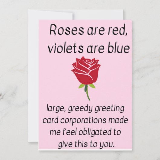 Roses are red... シーズンカード (正面)