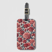 Roses are Red ラゲッジタグ (正面縦)