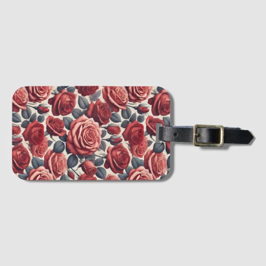 Roses are Red ラゲッジタグ (正面横)