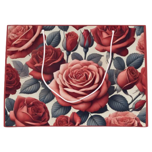 Roses are Red ラージペーパーバッグ (正面)