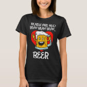 Roses Are Red Blah Beer Funny Valentines Day Drink Tシャツ (正面)