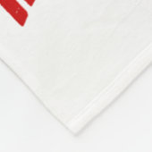 Roses Are Red Inside Im Dead Skeleton Valentines フリースブランケット (角)