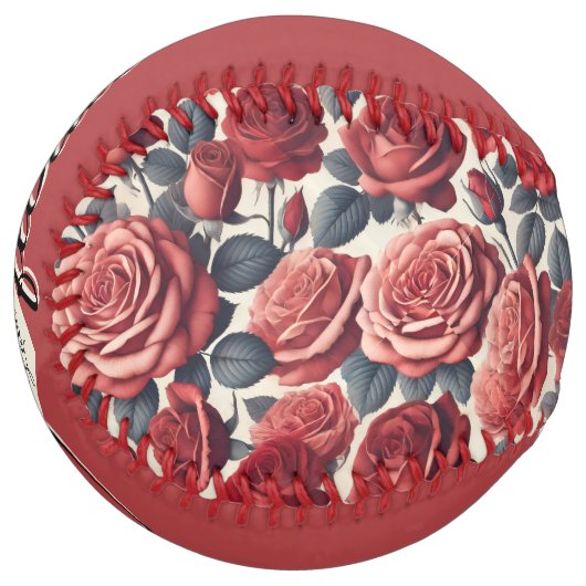 Roses are Red (personalize) ソフトボール (正面左)