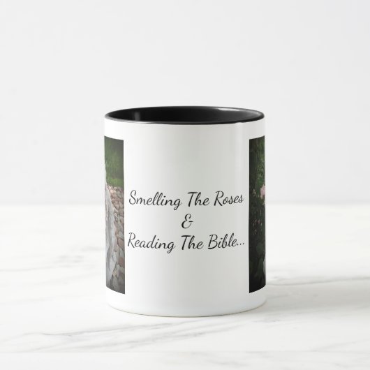 Roses & Bible 11 oz Mug SVGRTB マグカップ (中央)