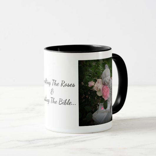 Roses & Bible 11 oz Mug SVGRTB マグカップ (正面右)