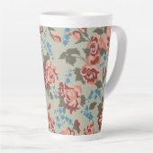 Roses & Bluebells カフェラテマグ (右アングル)