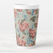 Roses & Bluebells カフェラテマグ (正面)