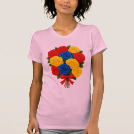 Roses Bouquet Women's Slim Fit T-Shirt Tシャツ