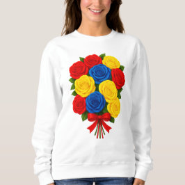Roses Bouquet Women's Sweatshirt スウェットシャツ