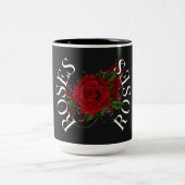 Roses Coffee Mug ツートーンマグカップ (中央)