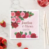 Roses Engagement Party スタンダードランチョンナプキン (インサイチュ)