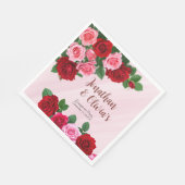 Roses Engagement Party スタンダードランチョンナプキン (角)