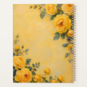 Roses Floral Spiral-Bound Planner Botanical Summer プランナー手帳 (裏面)
