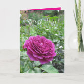 Roses Folded Greeting Card カード (正面)