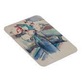 Roses in a Bottle by Paul Cezanne マグネット (右側)