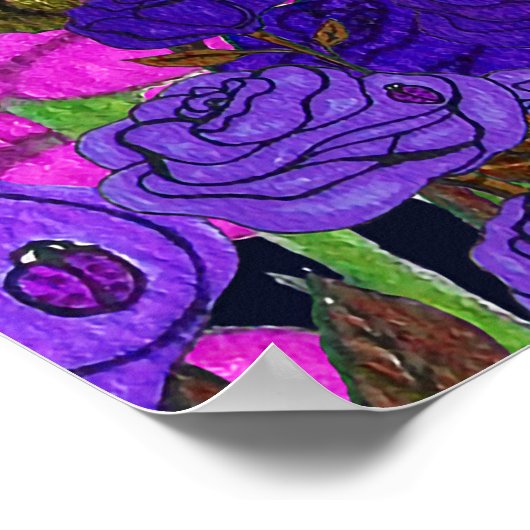 Roses Love Pegasus ポスター (角)