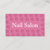 Roses Pattern - Nail Salon 名刺 (正面)