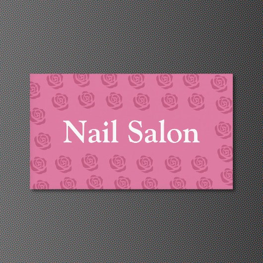 Roses Pattern - Nail Salon 名刺